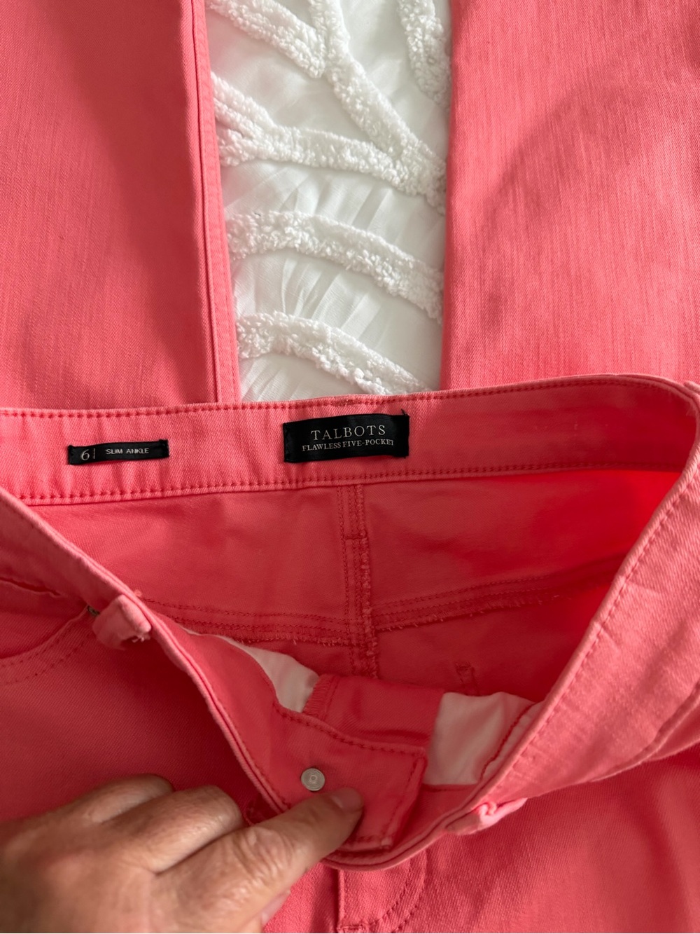 Talbots Women's Coral Slim Ankle Jeans - Picture 3 of 10
